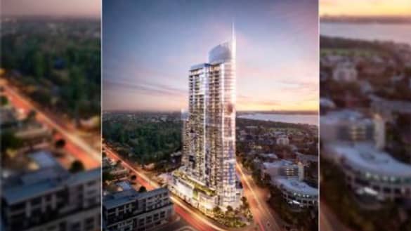 Artist's impression of Civic Heart South Perth, a $150-million, 320-apartment project that has taken seven years to gain approval, and if proposed now would qualify for the WAPC assessment. 